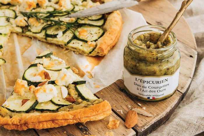 Duo de courgettes à l'ail des Ours artisanal L'Épicurien fabriqué en France 100g