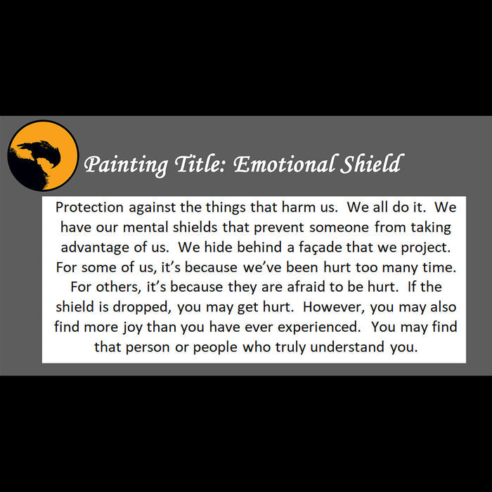 Emotional Shield Print <br>(about being hurt)