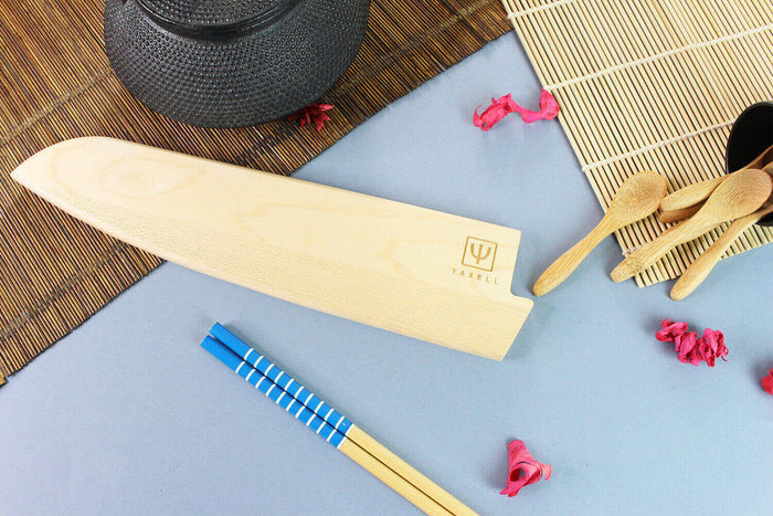 Etui Yaxell pour couteau de cuisine 25cm - Bois d'érable