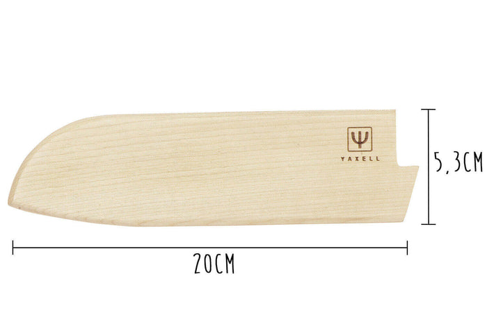 Etui Yaxell pour couteau santoku 20cm - Bois d'érable
