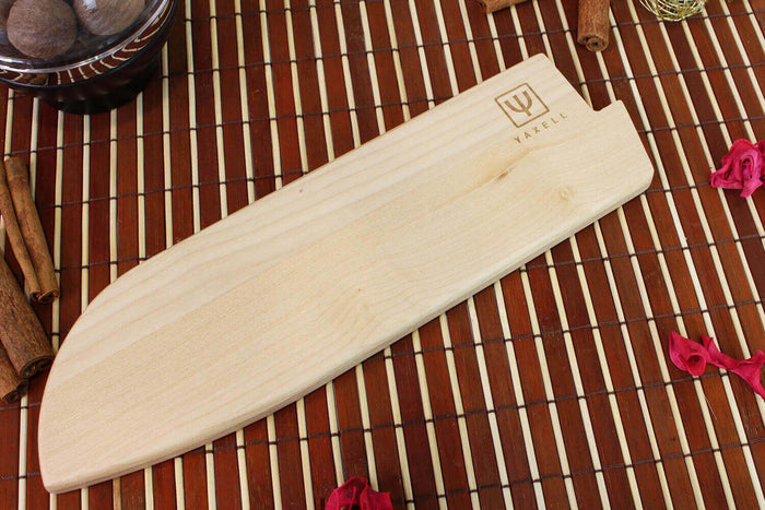 Etui Yaxell pour couteau santoku 20cm - Bois d'érable