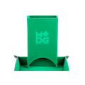 Fold Up Velvet Dice Tower Green