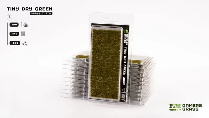 Gamer's Grass Tiny Dry Green 2mm