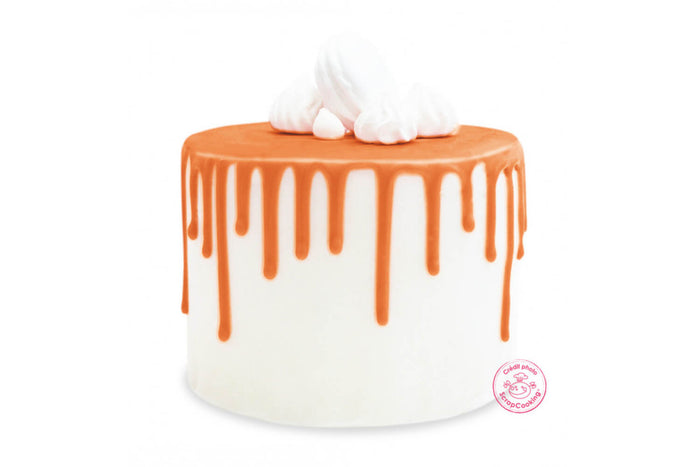 Glaçage orange prêt à l'emploi goût chocolat Scrapcooking 130g