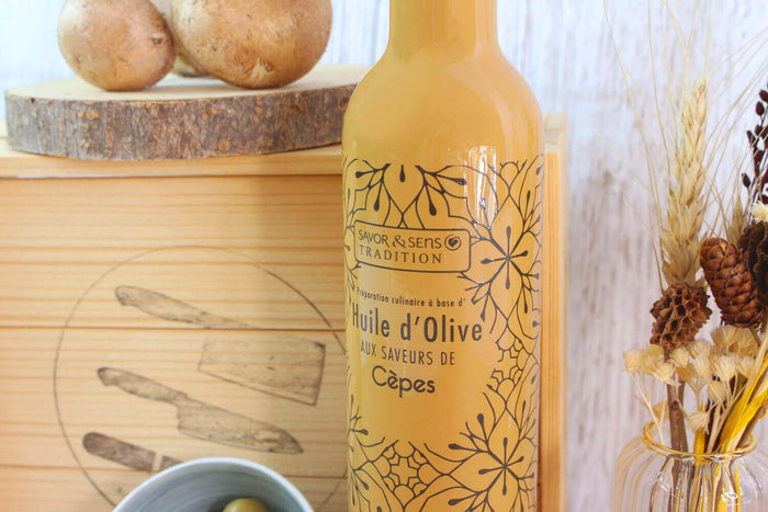 Huile d'olive Savor&Sens Color Block saveur cèpes - 20cl