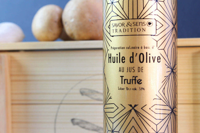 Huile d'olive Savor&Sens Trésor au jus de truffe noire - 20cl