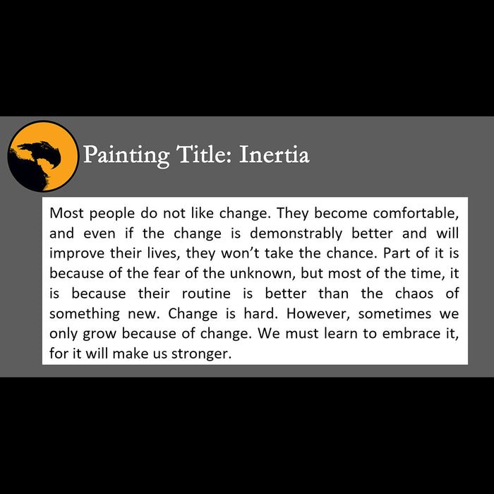 Inertia Print <br>(about avoiding change - Prin)