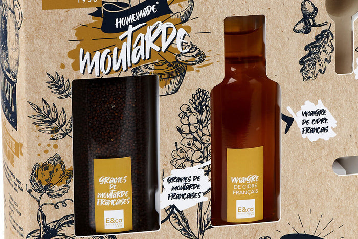Kit de fabrication moutarde maison Epices&Co à faire soi-même