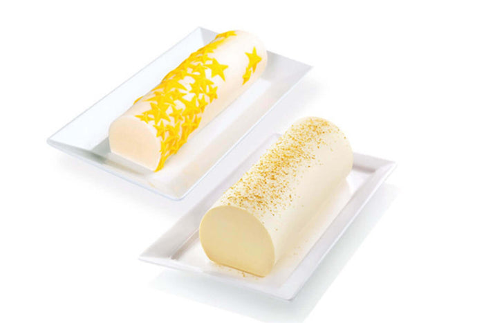 Kit moule à bûche glacée en silicone Silikomart Starlight