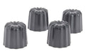 Lot de 4 moules à cannelés bordelais De Buyer anti-adhésifs