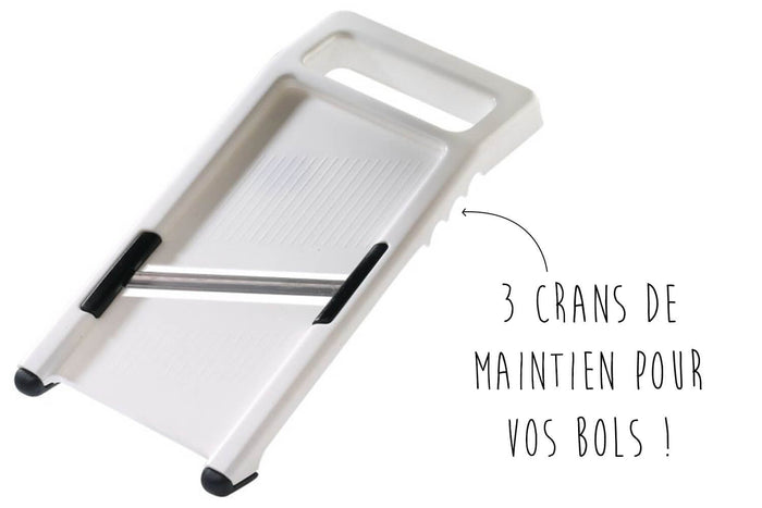 Mandoline Westmark Famos blanche lame à double tranchant