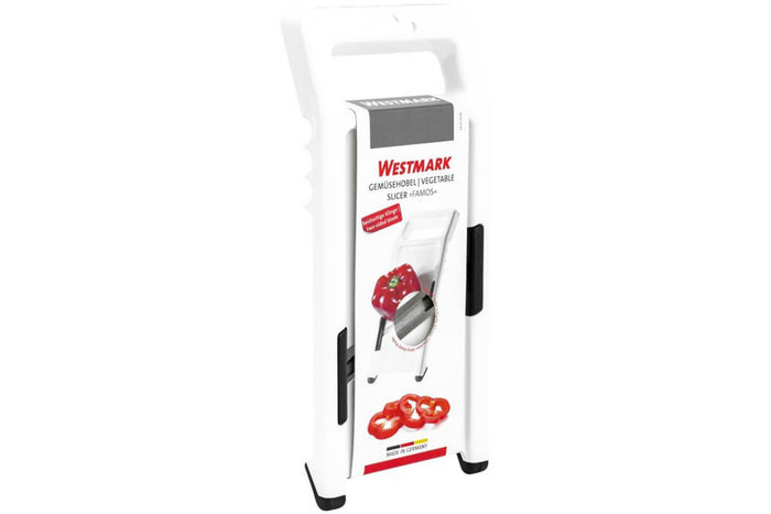 Mandoline Westmark Famos blanche lame à double tranchant