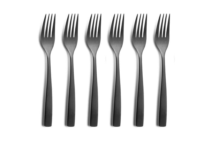 Ménagère 24 pièces Comas BCN Colors Noir acier inox 18/0
