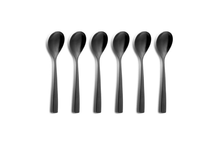 Ménagère 24 pièces Comas BCN Colors Noir acier inox 18/0