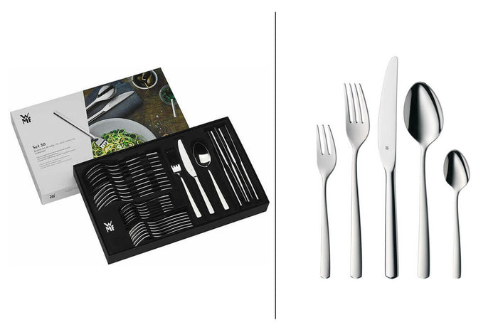 Ménagère 30 pièces WMF Boston en acier inox 18/10 Cromargan