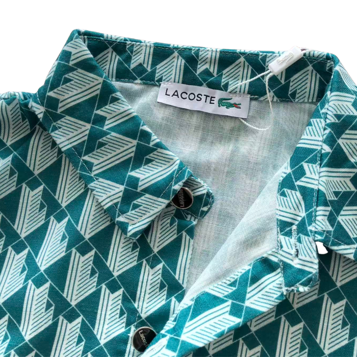 Men's Summer lacoste Color Fade Outfit Set