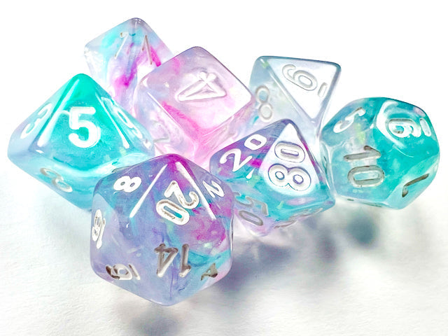 Mini Poly Nebula: Wisteria/White