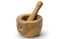 Mortier avec pilon Continenta en bois d'olivier Ø14cm