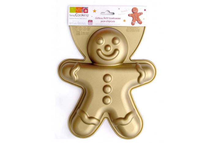 Moule à gâteau Scrapcooking en silicone - Bonhomme pain d'épice