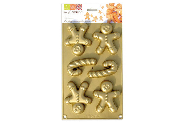 Moule à gâteau Scrapcooking en silicone "petit homme d'épices"