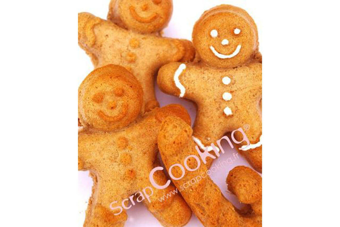 Moule à gâteau Scrapcooking en silicone "petit homme d'épices"