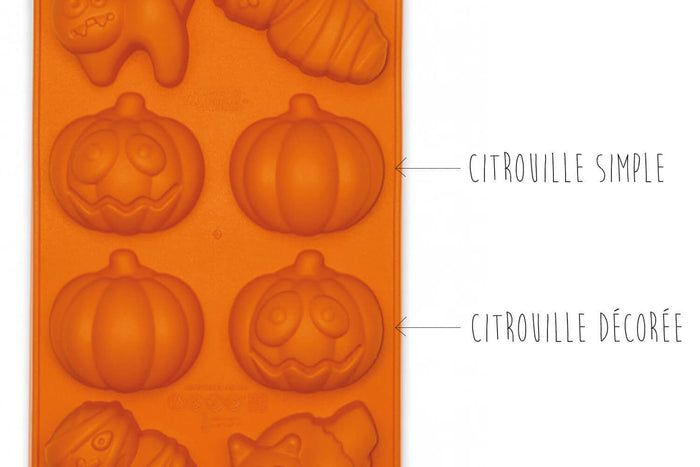 Moule à gâteau silicone Halloween Scrapcooking - 4 motifs