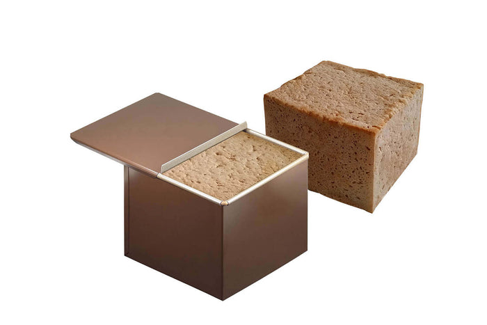 Moule à pain de mie et pain surprise carré Gobel anti-adhérent avec couvercle 20x20cm