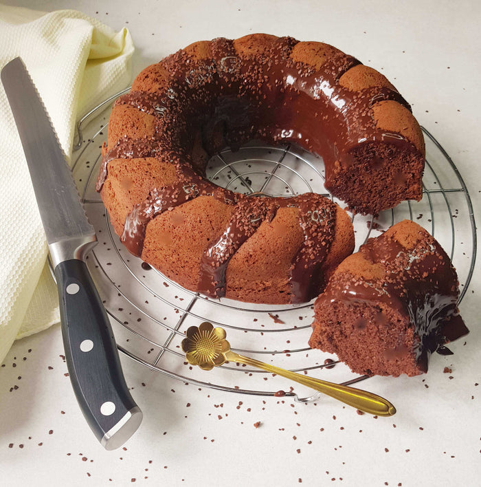 Moule à savarin torsadé et trois-frères Gobel anti-adhérent - Diamètre 22cm