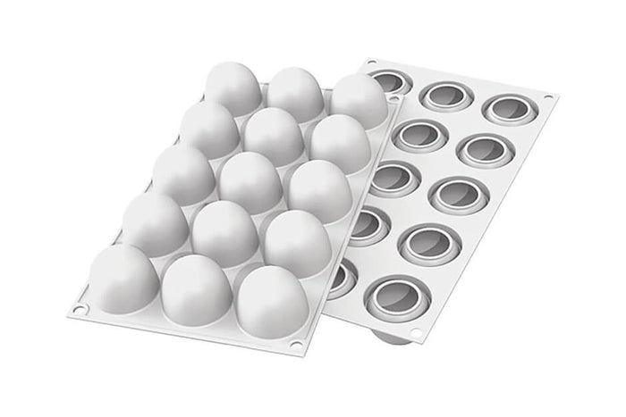 Moule en silicone professionnel Silikomart 15 truffes 42 x 36mm