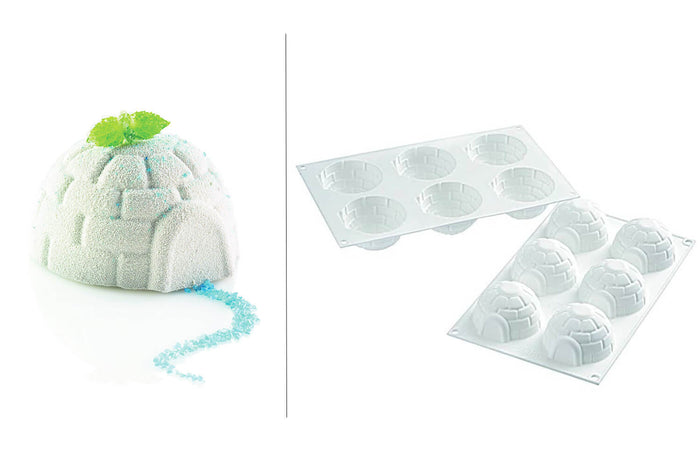 Moule en silicone professionnel Silikomart Silicon Flex 6 igloos