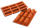 Moule en silicone professionnel Silikomart Silicon Flex 9 bûchettes 300 x 175mm