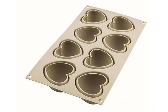 Moule silicone 3D Silikomart Cuoricino