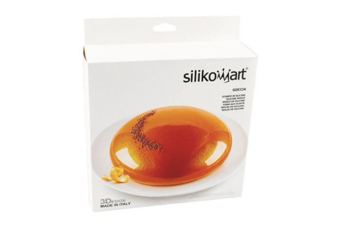 Moule silicone 3D Silikomart Goccia forme galet
