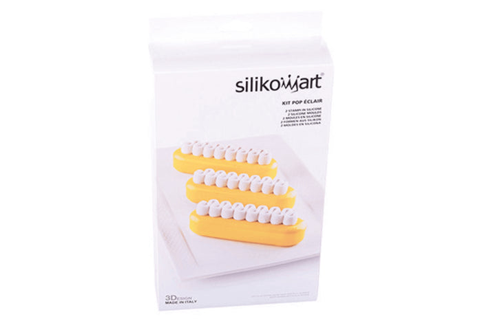 Moule silicone 3D Silikomart Kit pop éclair 6 portions