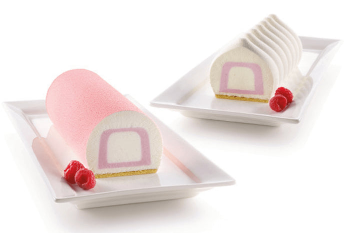 Moule Silikomart Inserto Buche & Cake double insert en silicone 3D