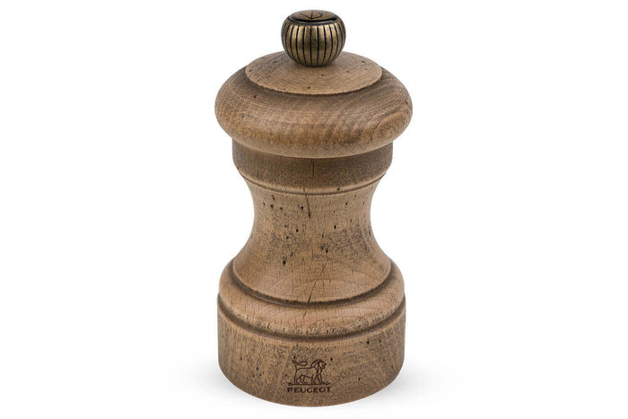 Moulin à poivre manuel Peugeot Bistro Specials Antique 10cm en hêtre patiné