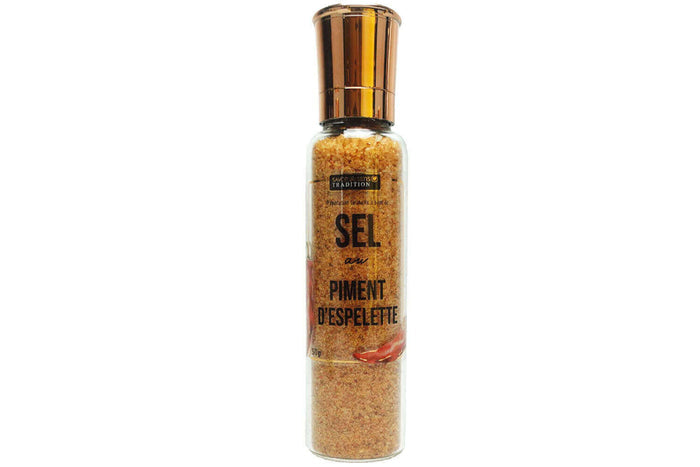 Moulin à sel aromatisé Savor&Sens au Piment d'Espelette - 370g