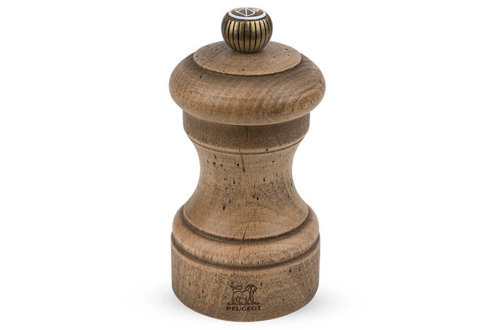 Moulin à sel manuel Peugeot Bistro Specials Antique 10cm en hêtre patiné