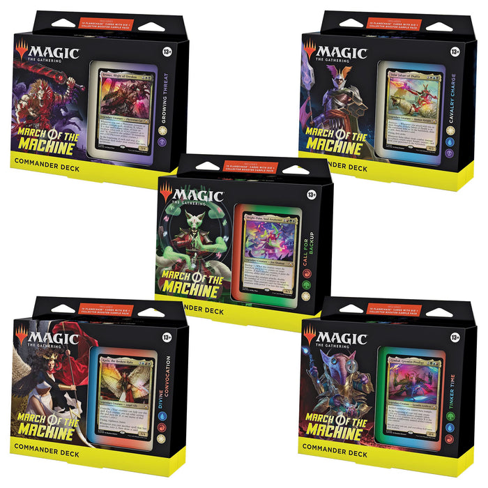 MTG: March of the Machine Commander Decks