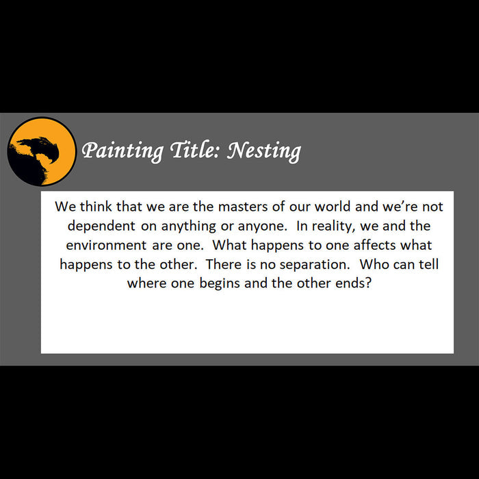 Nesting Print <br>(about how our environment affects us)