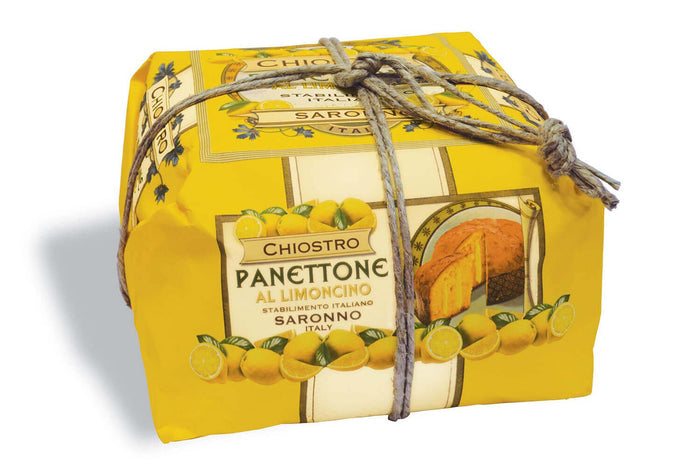 Panettone Chiostro Di Saronno limoncello 750g haut de gamme - Fabrication italienne artisanale