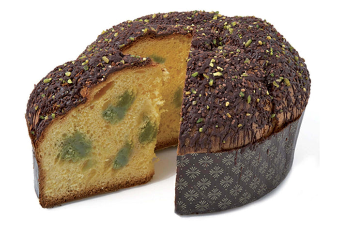 Panettone Chiostro Di Saronno pistache 750g haut de gamme - Fabrication italienne artisanale