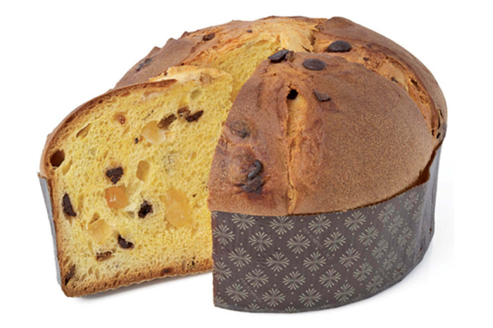 Panettone Chiostro Di Saronno poire et chocolat 750g haut de gamme - Fabrication italienne artisanale