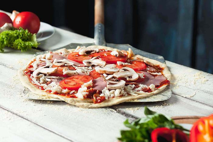 Pelle à pizza Kitchen Craft 65x30,5cm métal et poignée en bois