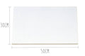 Planche à découper polyéthylène blanc HD500 avec pieds 50x30cm
