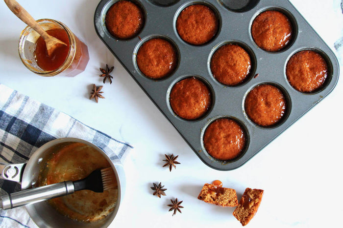 Plaque 12 muffins De Buyer en acier anti-adhésif