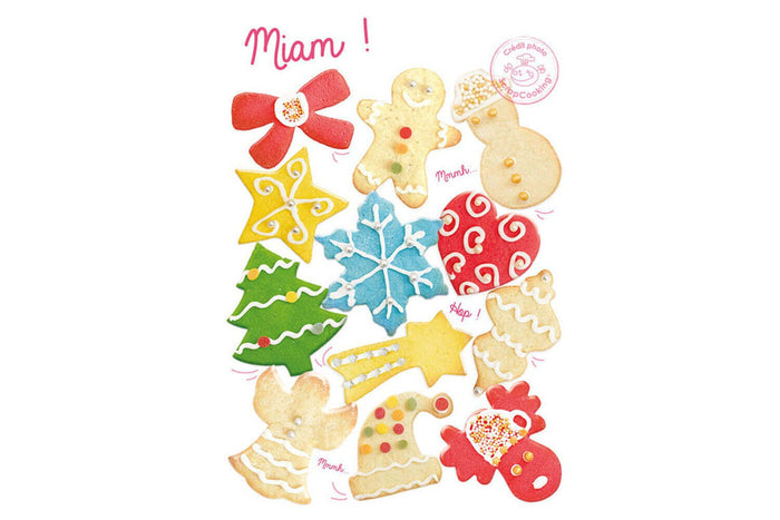 Plaque découpoir Scrapcooking en ABS - Multi Noël