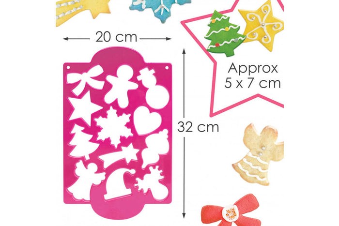 Plaque découpoir Scrapcooking en ABS - Multi Noël