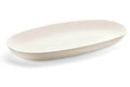Plat de service blanc Guzzini Tierra en bouteilles recyclées 41x22,9x4,2cm
