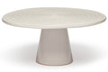 Plateau de présentation 25cm Dutch Deluxes en céramique blanche
